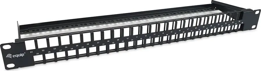 Pārejas panelis Equip 48-Port Keystone Cat
