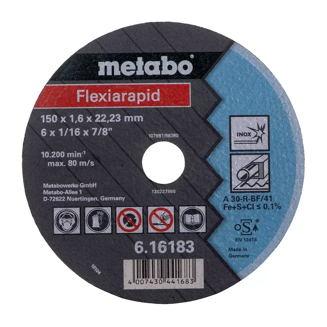 Шлифовальная машинка Metabo W 18 LTX 150 QUICK Photo 13
