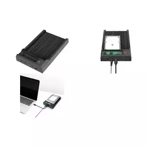 LogiLink USB 3.2 Gen 2 Quickport 2-Bay for 2.5/3.5 SATA HDD/SSD & M.2 NVMe QP0031