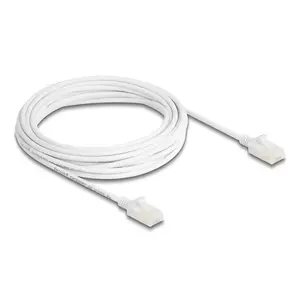 Network Cable DeLOCK RJ45 Cat.6A plug to plug 5m white