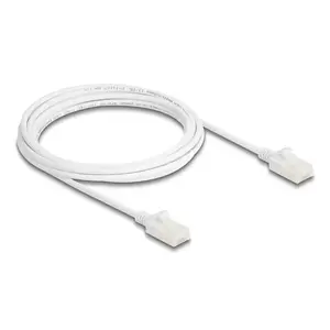 Network Cable DeLOCK RJ45 Cat.6A plug to plug 3m white