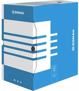Binder divider Donau A4 200mm blue — Donau model 7663401FSC-10