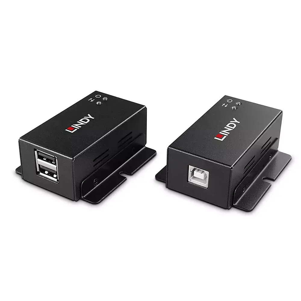 Tīkla raidītājs un uztvērējs 50m 2 Port USB 2.0 Cat. 6 Extender Photo 2