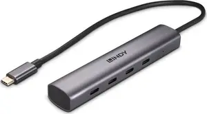 Lindy 4 Port USB 3.2 Gen 2 Type C Hub