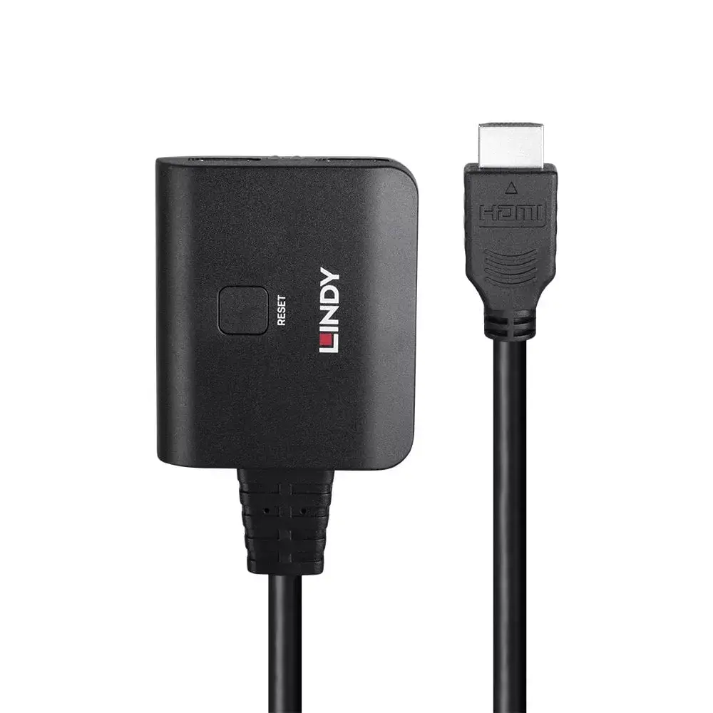 Lindy 2 Port HDMI 4K60 sadalītāja kabelis Photo 2