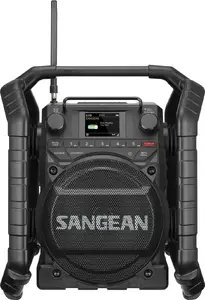 Portable radio Sangean U-4X Black — AM/FM receiver with Bluetooth