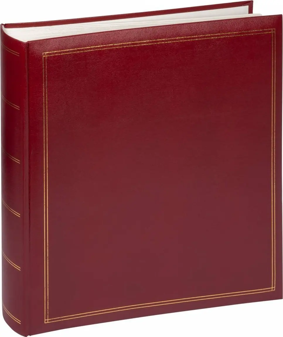 Fotoalbums Walther Monza sarkans 33x34 cm