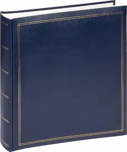 Photo album Walther Monza blue 33x34 cm, self-adhesive, 100 pages