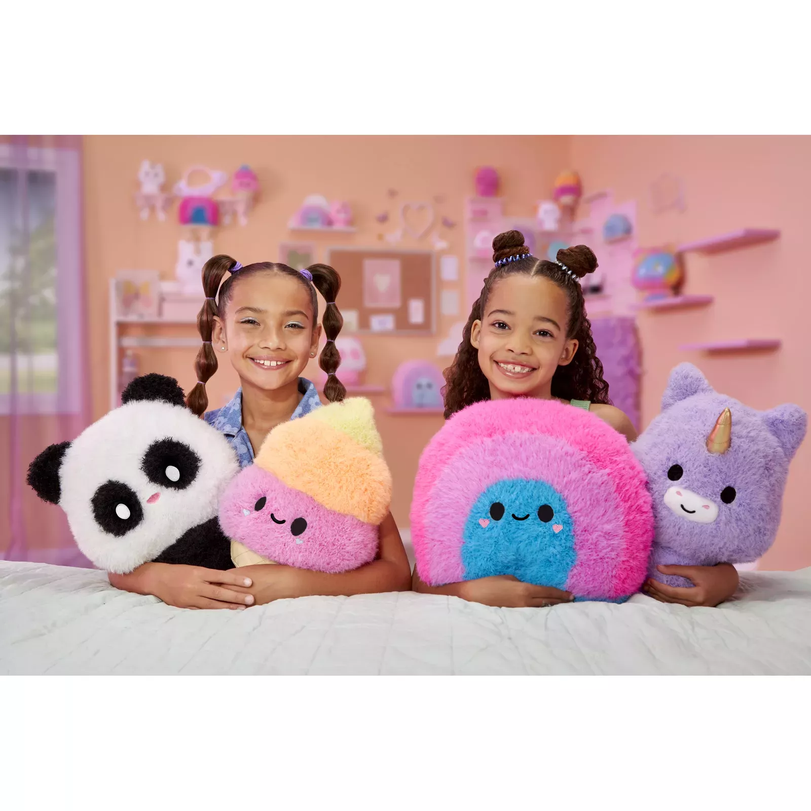 MGA Entertainment Fluffie Stuffiez Large Plush - Panda 594451EUC