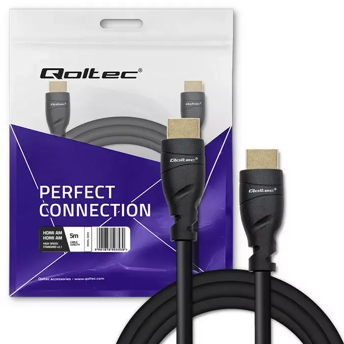 HDMI 2.1 kabelis QOLTEC 5 m Photo 4