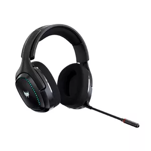 Spēļu headset Acer Predator Galea 550 — bezvadu Bluetooth, circumaural, galvas lente, 20–20000 Hz, 352.2 g, melna
