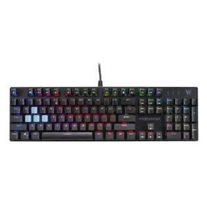 Acer Predator Aethon 303 Mechanical Gaming Keyboard, Full-size, USB, QWERTY US International, Black