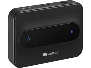 Sandberg BT Link For 2xHeadphone Bluetooth audio transmitter with 3.5 mm interface and 6 hours operating time