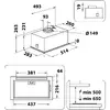 Встраиваемая вытяжка Whirlpool WCTH 63F LEB X Photo 5