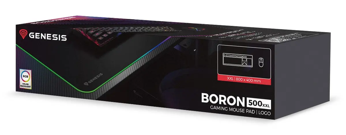 Genesis Boron 500 XXL RGB Gaming Mouse Pad Photo 7