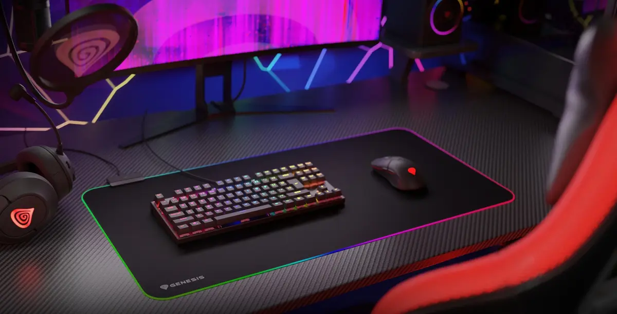 Genesis Boron 500 XXL RGB Gaming Mouse Pad Photo 9