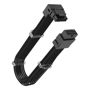 Kabelis Akasa G-Nexus PX16 12+4-pin melns 0.3m