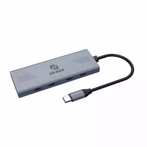 USB-концентратор Akasa AK-CBCA32-18BK, 4 порта, USB 3.2 Gen 2 (10 Гбит/с)