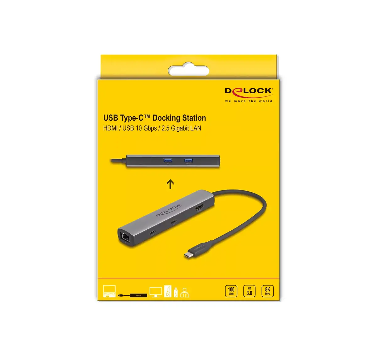 DeLOCK USB Type-C Docking Station 8K Photo 4