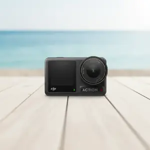 Darbības kamera DJI Osmo Action 4 — 4K Ultra HD, CMOS sensors, 155° skata leņķis, MicroSD līdz 512 GB, ūdensizturība 18 m, 145 g