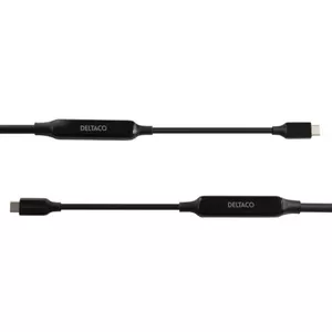 Deltaco USB Cable USB 3.2 Gen 1 3m USB C Black 1902002