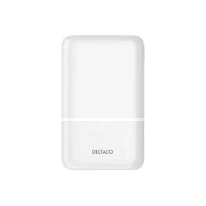Power Bank Deltaco 1902121 10000 mAh White 2 USB Type-A 1 USB Type-C