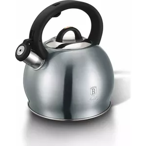 Kettle berlinger haus BH-6416 3L with whistle, stainless steel cooker kettle
