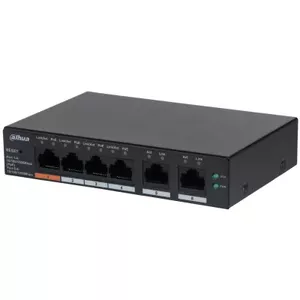 Managed Switch Dahua Technology DH-CS4006-4GT-60 L2 Gigabit Ethernet 6 Ports PoE Black