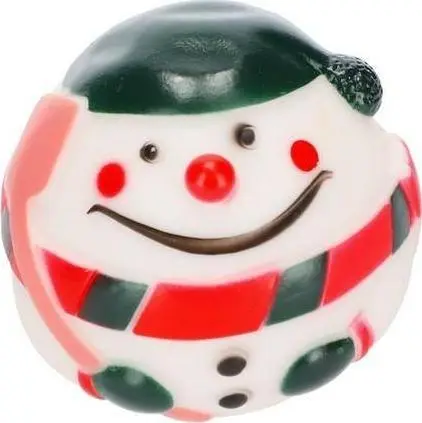 DINGO Ball Snowman 8 cm dog toy Photo 2