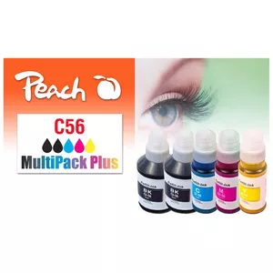 Картридж Peach Canon GI-56 MultiPack Plus восстановленный Черный