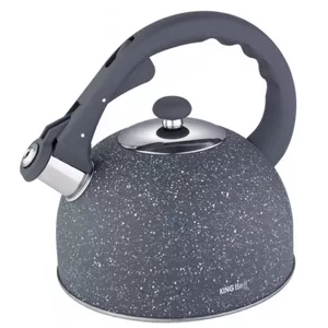 Kettle KingHoff KH 1408 — traditional stainless steel 2.6 L, grey-marble finish