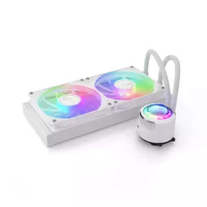 All-in-one liquid cooler Valkyrie Jarn 280 ARGB White 14 cm fan 32.2 dB 105 cfm