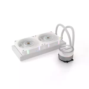 All-in-one liquid cooler Valkyrie VK-AIODR240W 24 cm Black