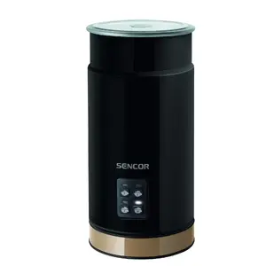 Piena putotājs SENCOR SMF 2031BK 500W nerūsējošā tērauda 150 ml putošanai / 300 ml maisīšanai DoubleWall