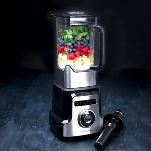 GASTRONOMA 18180001 blenderis 3 L Galdvirsmas blenderis 2000 W Melns, Nerūsējošs tērauds