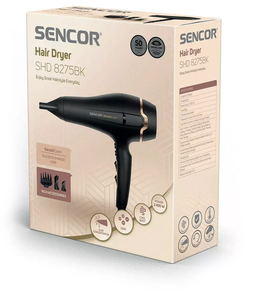 Fēns SENCOR SHD8275BK 2200W Photo 6