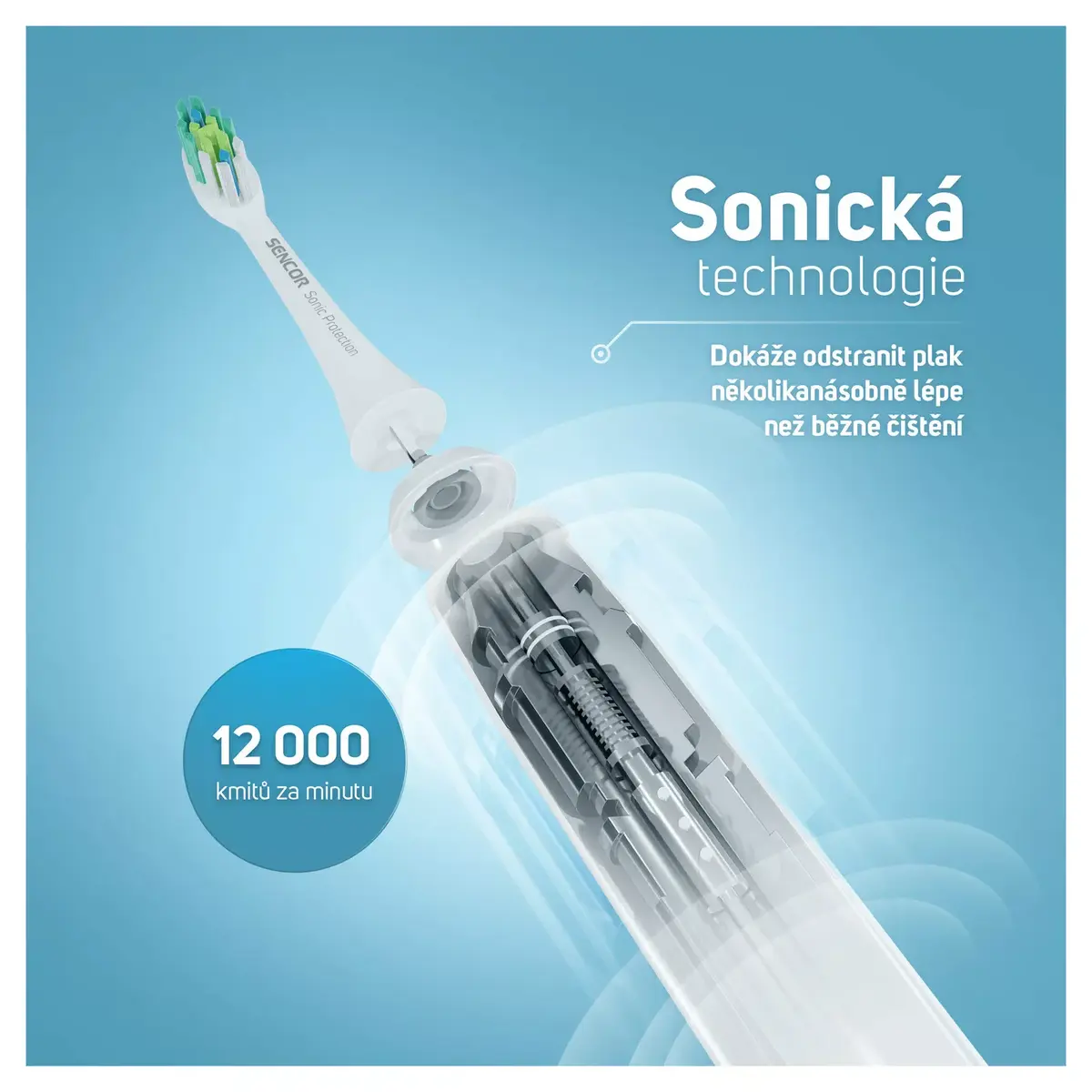 SENCOR SOC0811RS children's electric sonic toothbrush Photo 3
