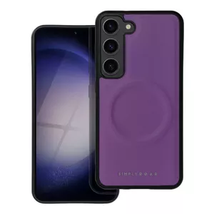 Silicone back case fusion accessories Roar Mag for Samsung S911B Galaxy S23 5G purple
