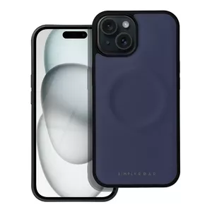 Back case silicone fusion accessories Roar Mag for Apple iPhone 15 — blue