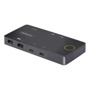 KVM switch StarTech C2-H46-UC2-PD-KVM — 2-Port USB‑C, Single 4K@60Hz HDMI, Dual 100W Power Delivery, Bus powered