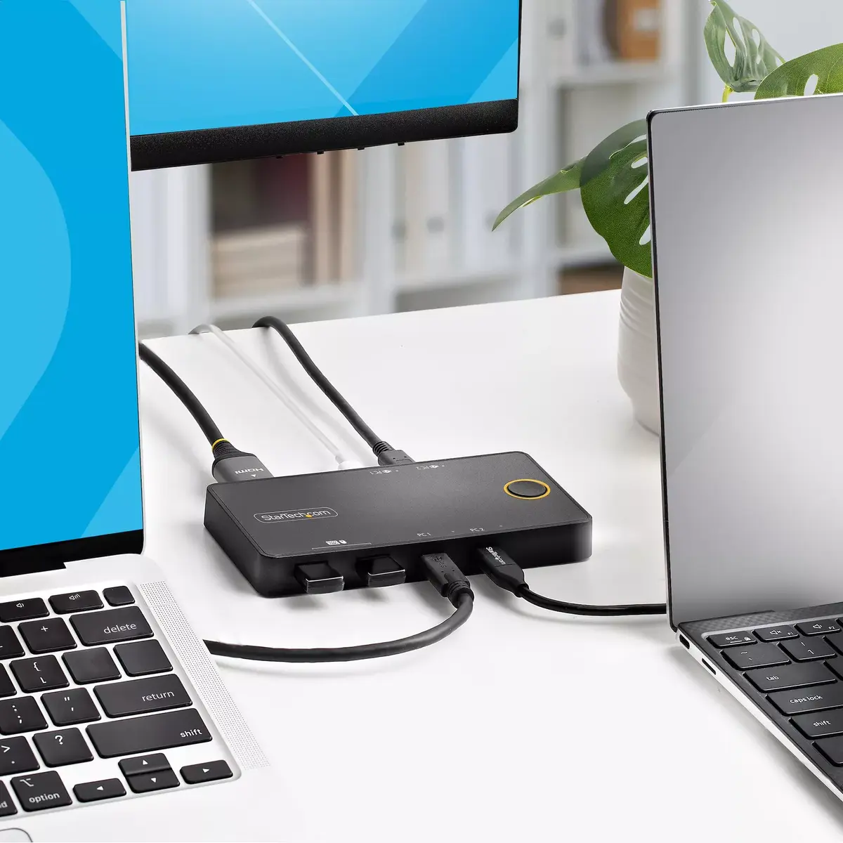 StarTech 2‑Port USB‑C KVM Switch C2-H46-UC2-PD-KVM Photo 8