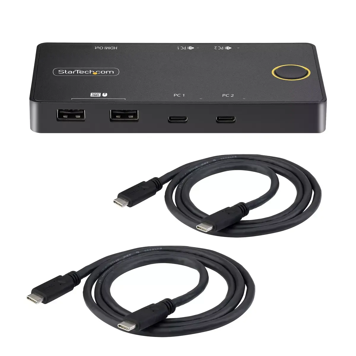 StarTech 2‑Port USB‑C KVM Switch C2-H46-UC2-PD-KVM Photo 9