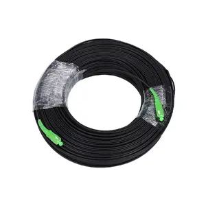Extralink Patchcord SC/APC-SC/APC Flat drop single mode Simplex G.657A2 100m