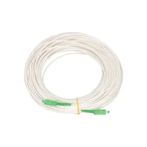 Patchcord Extralink SC/APC–SC/APC Singlemode G.657.A2 3 mm Simplex LSOH 10 m, white