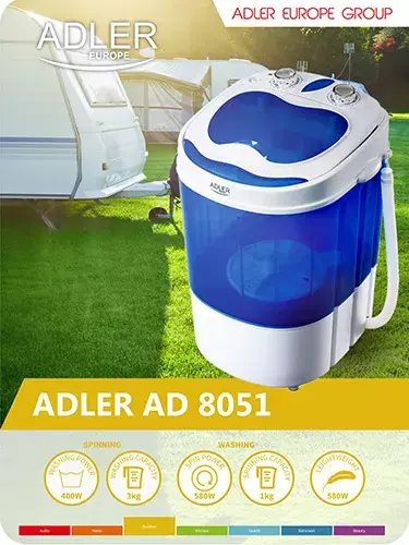 Adler AD 8051 верхняя загрузка стиральная Photo 10