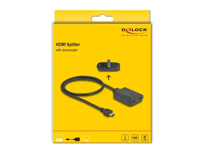 DeLOCK HDMI Splitter 1 x HDMI in to 2 x HDMI out Photo 4