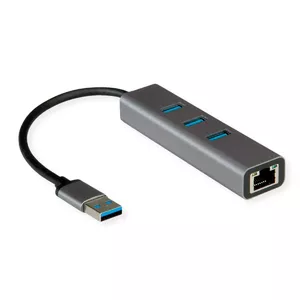 Laptop Dock ROLINE 12021112 Wired USB Type-A Grey Ethernet 1000 Mbit/s