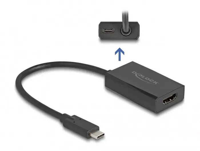 DeLOCK HDMI uz USB Type-C 4K PD 100W adapteris Photo 4