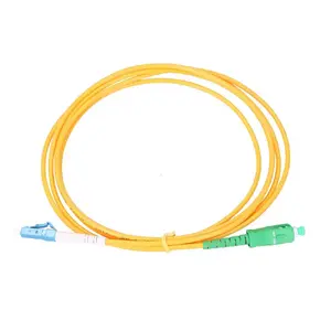 Patchcord Extralink LC/UPC to SC/APC, single‑mode duplex G.657.A1, 3 mm, 1 m