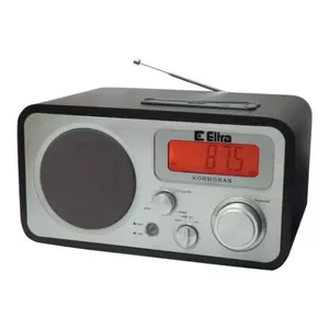 Portable Radio ELTRA Kormoran Analog FM LW LCD Black Silver